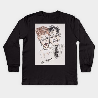 I Love Lucy Kids Long Sleeve T-Shirt